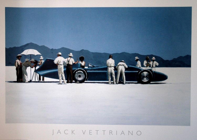 Affiche Jack Vettriano - Bluebird at bonneville