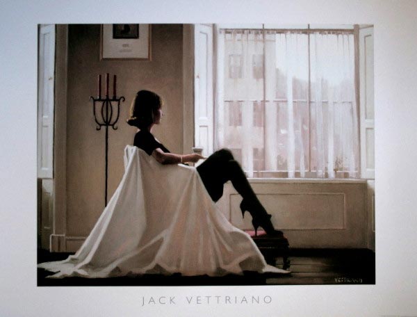 Jack Vettriano Art Print - In Thoughts Of You