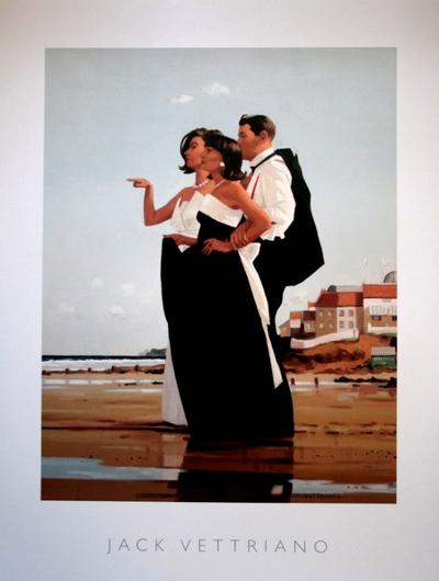 Stampa Artistica "The Singing Butler" Di Jack Vettriano - Dimensioni 80x59,7 Cm - Riproduzione Autorizzata Su Carta Pesante - Quadro Ready To Hang