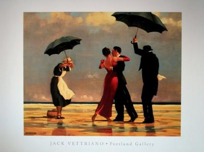 Lámina Jack Vettriano - The singing Butler