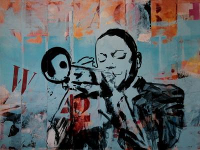 Affiche Jazz - Thierry Vieux - Trompettiste