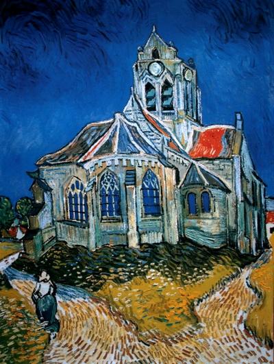 Stampa Van Gogh - La Chiesa di Auvers-sur-Oise