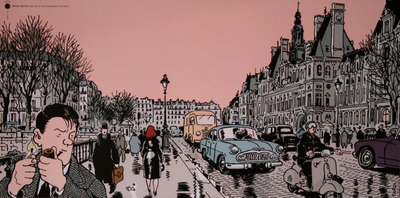 Affiche Tardi - Nestor Burma dans le 3e Arr. de Paris