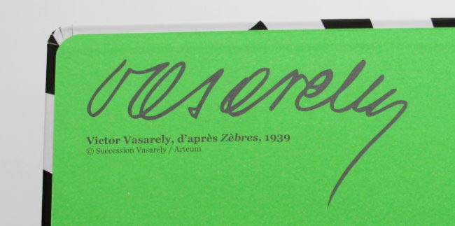 Victor Vasarely Notebook - Zebras