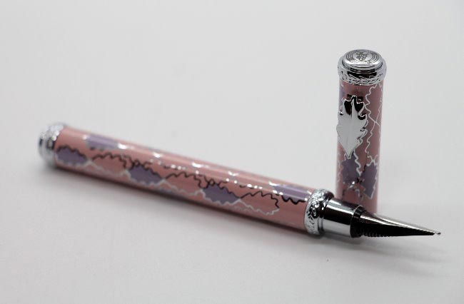 Inès de la Fressange Fountain Pen : Oak Allover pink