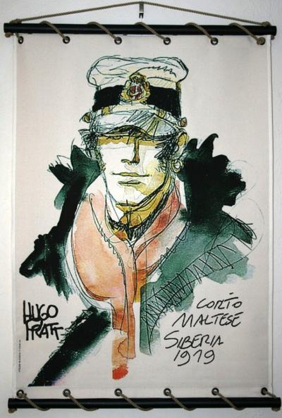 Serigrafia - Corto Maltese Hugo Pratt - Corto 1919