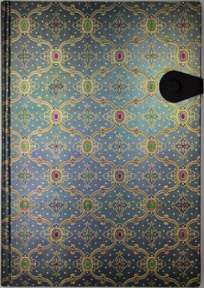 Journal diary Paperblanks - French Ornate Silk Road : Blue - GRANDE