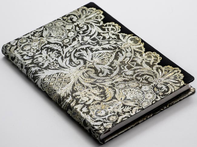 Paperblanks Journal diary - Lace Allure - Ivory Veil - MIDI