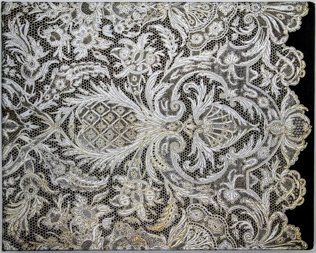 Paperblanks Guest Book - Lace Allure - Ivory Veil