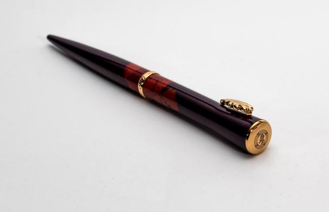 Penna Stilografica Inès de la Fressange "Oak Tree Neo" (prugna e rosso)