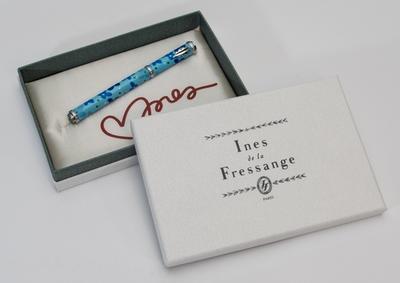 Bolígrafo estilográfica Inès de la Fressange "Idylle (azul)"