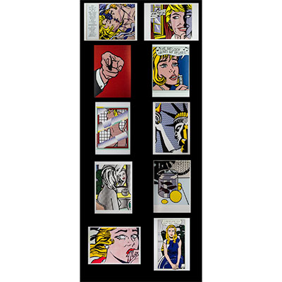 cartes postales Roy Lichtenstein