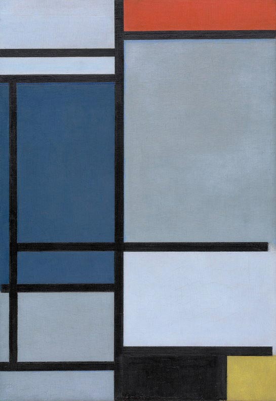 Orologio Piet Mondrian - Composizione 1921