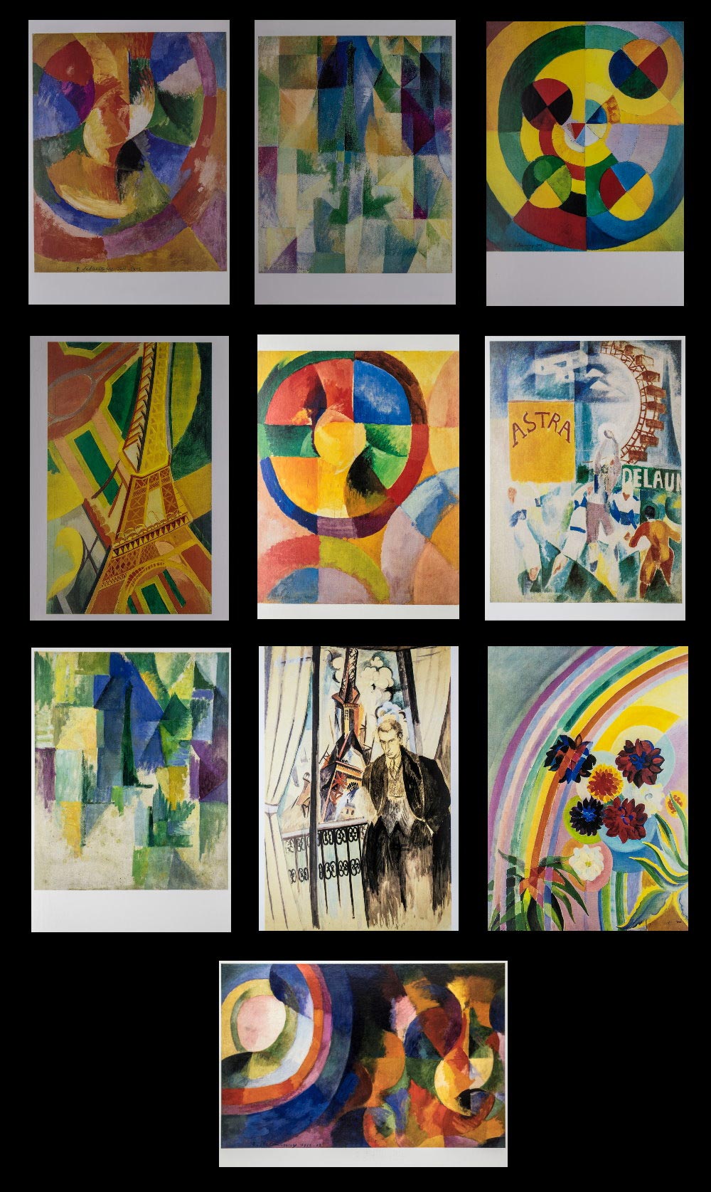 10 cartes postales Robert Delaunay