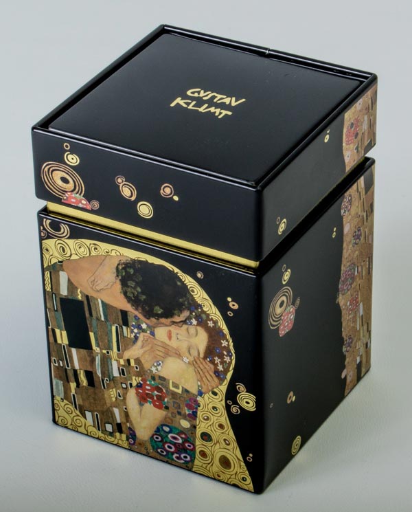 Scatola a tè Klimt : Il bacio