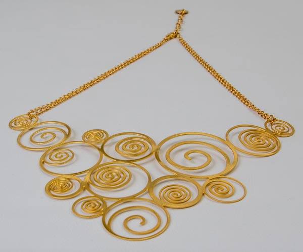 Gustav Klimt necklace : Tree of life