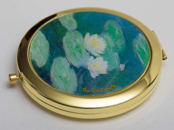 Claude Monet compact mirror : Nympheas