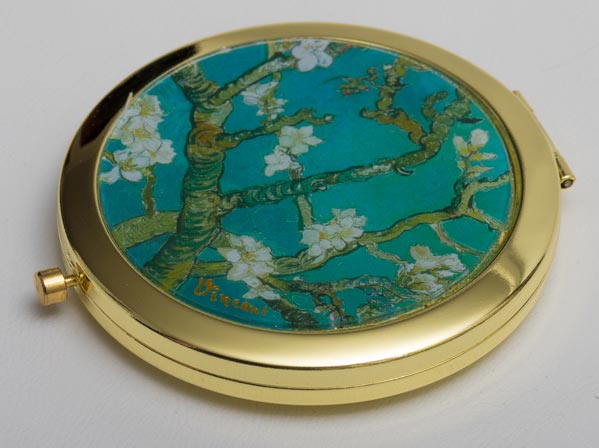 Van Gogh compact mirror : Almond Branches in Bloom