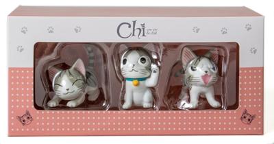 Chi's Sweet Home Cat Figurines box : Maneki-Neko - Hug - Anger