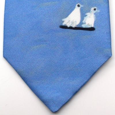 Silk tie - Pablo Picasso - Pigeons