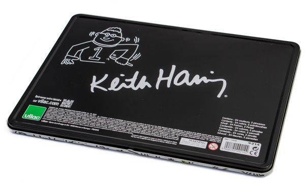 Caja de pinturas metálica Keith Haring