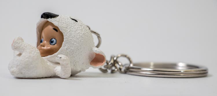 Little Ours polaire Key Ring by Alberto Varanda