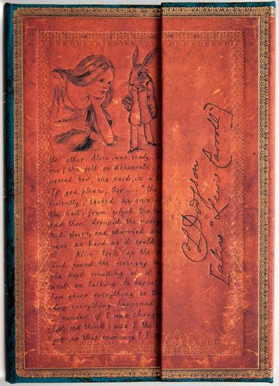 Paperblanks Journal diary - Lewis Carroll - MIDI
