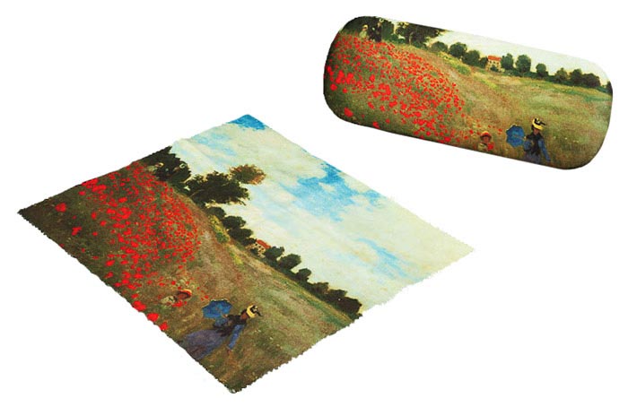 Claude Monet Eyesglass case - Poppy Field