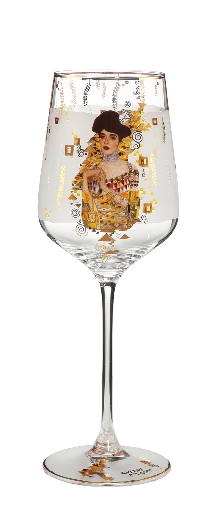 Gustav Klimt wine glass : Adèle Bloch