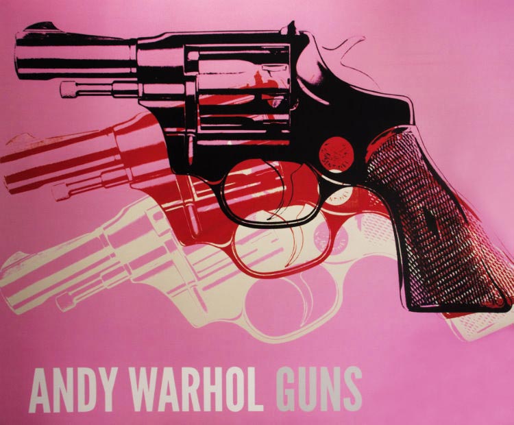 Affiche Andy Warhol - Gun