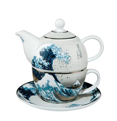 Hokusai Tea for One : The Great Wave