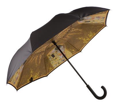 Paraguas Klimt : El beso
