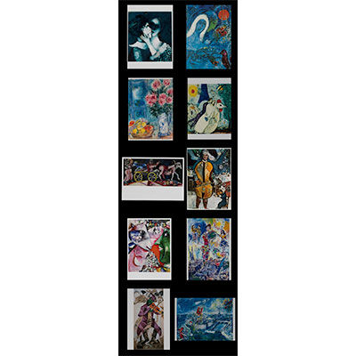 10 cartes postales Marc Chagall