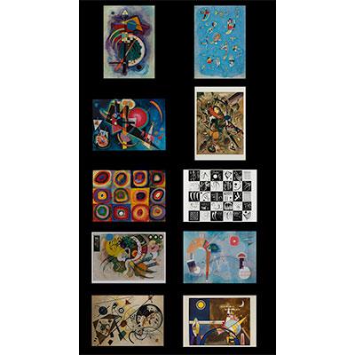 10 cartes postales Kandinsky