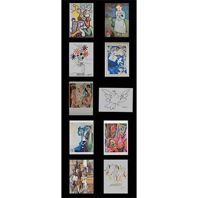 10 cartoline Pablo Picasso n°2