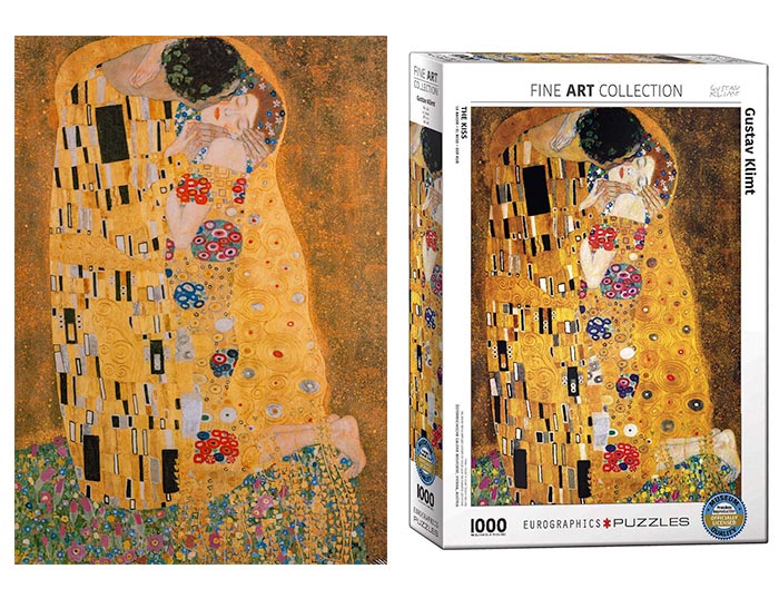 Gustav Klimt puzzle - The Kiss