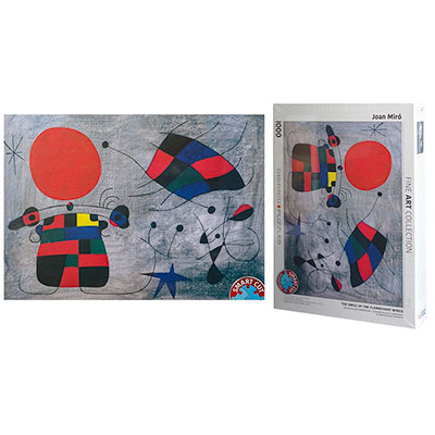 Puzzle Joan Miro : Le sourire aux ailes flamboyantes