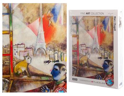 Puzzle Marc Chagall : Paris par la fenêtre