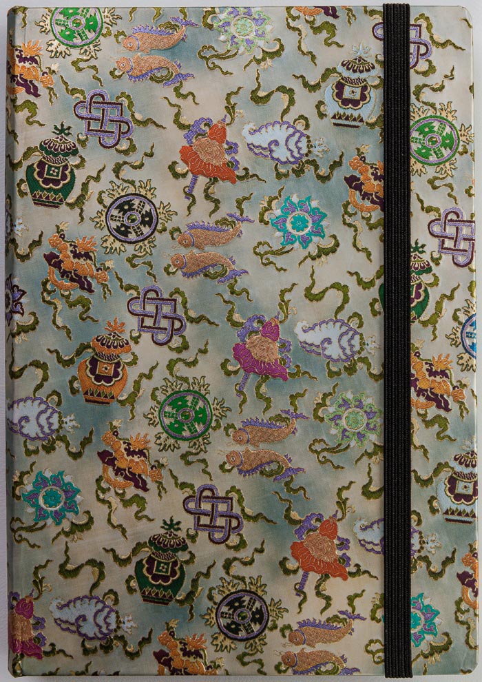 Carnet Paperblanks - Textiles Tibétains Sacrés : Shankha - GRAND