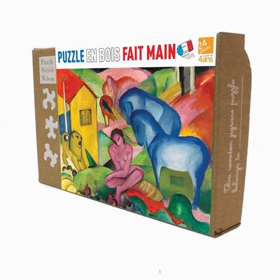 Puzzle di legno per bambini Franz Marc : Il sogno