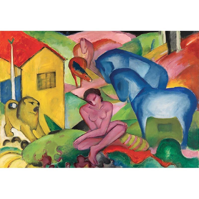 Franz Marc Wooden Puzzle for kids : The dream