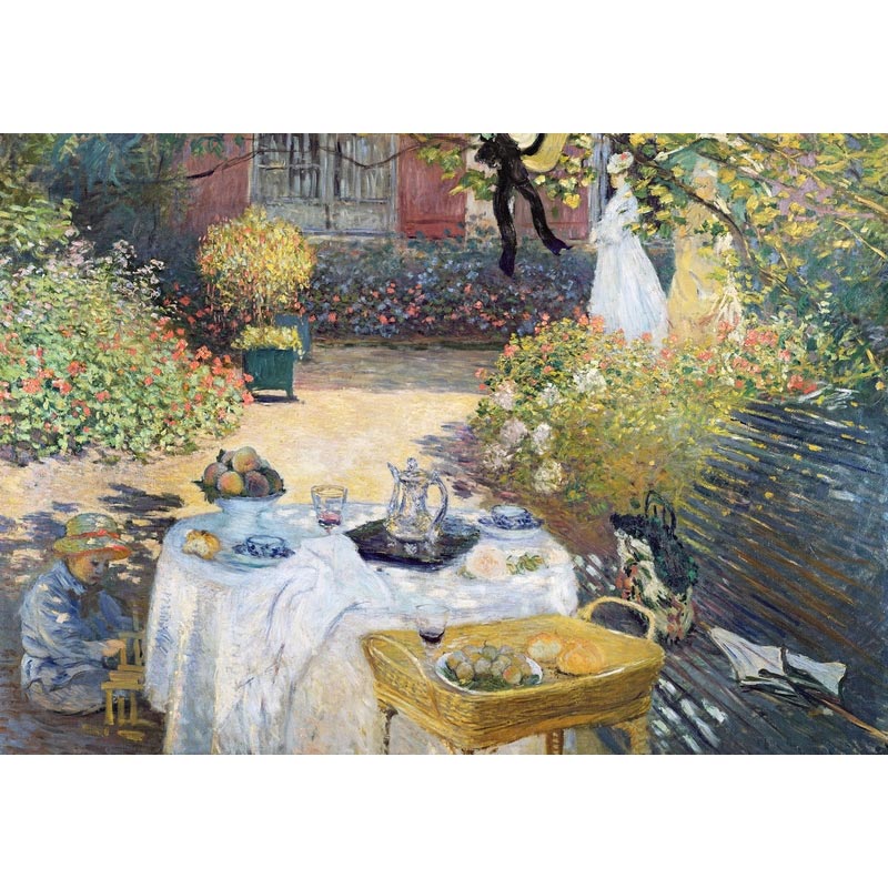 Claude Monet Wooden Puzzle for kids : The Lunch