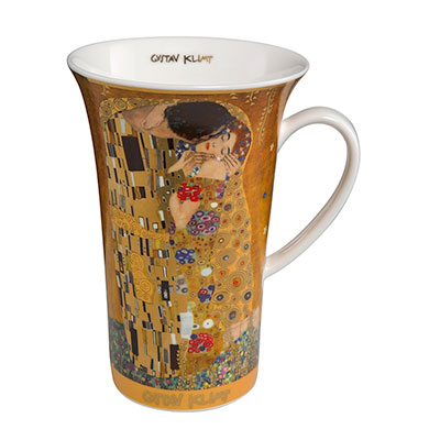 Gustav Klimt Mug : The kiss