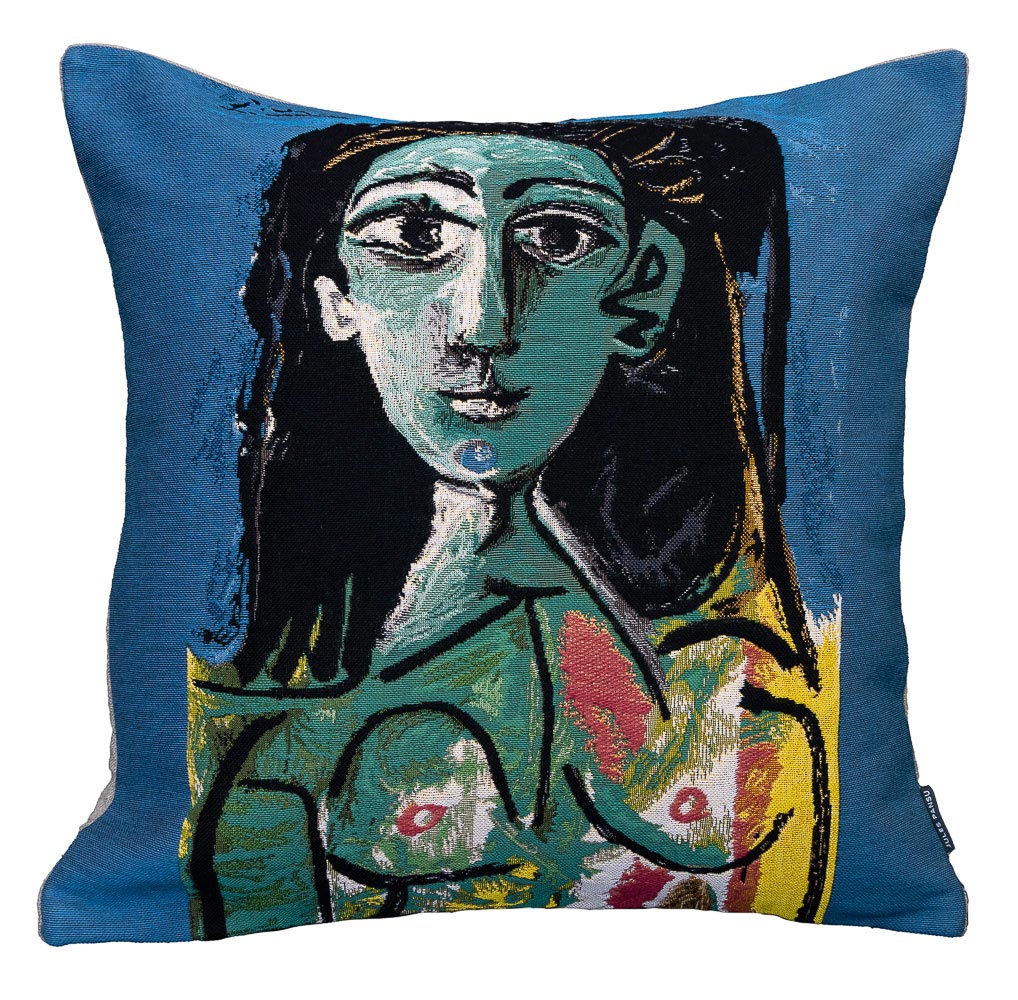 Housse de coussin Pablo Picasso - Buste de Jacqueline, 1963