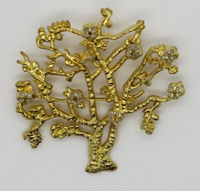 Jewel, pendant after Vincent Van Gogh : Almond tree in flower