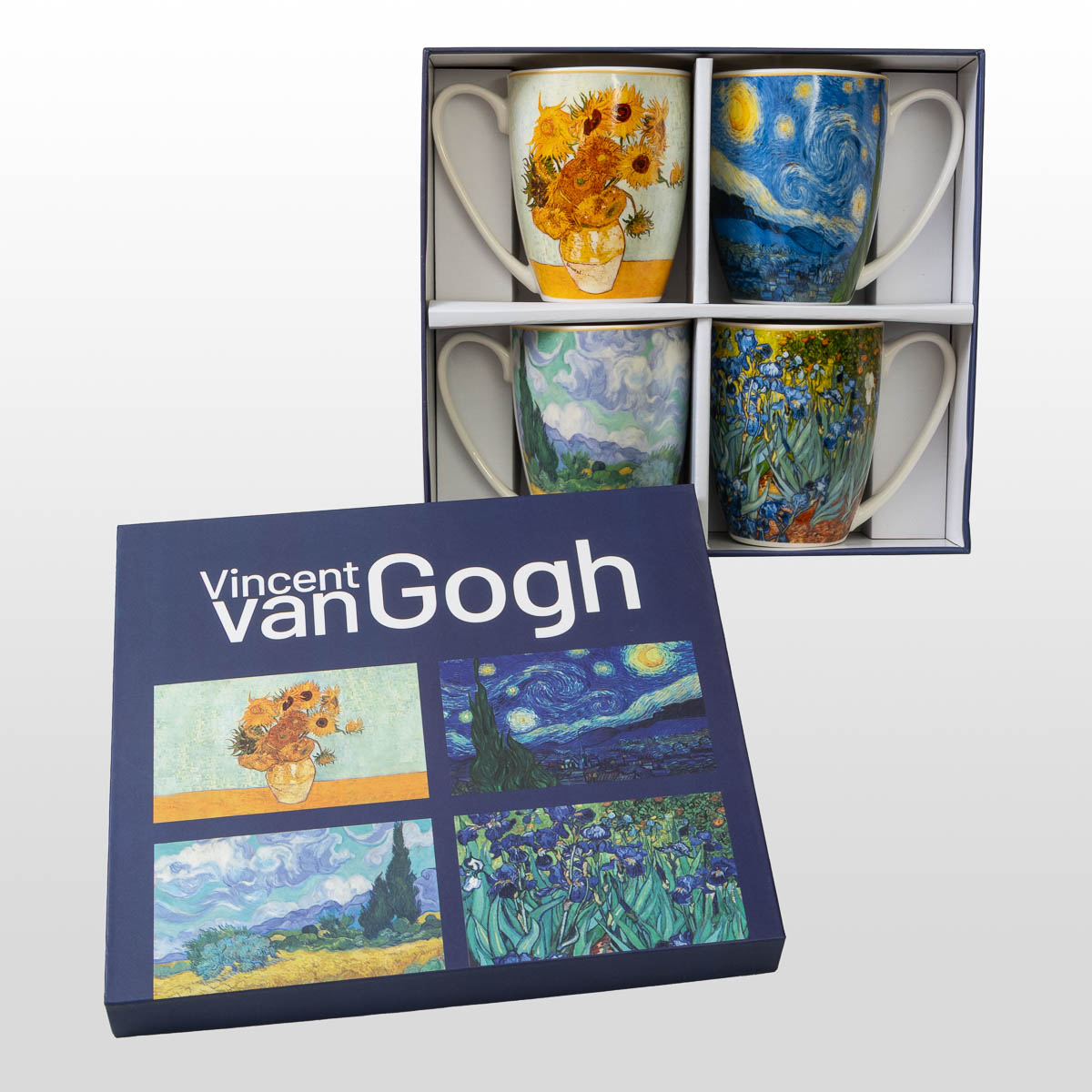 4 mugs Vincent Van Gogh (en coffret cadeau), détail n°2