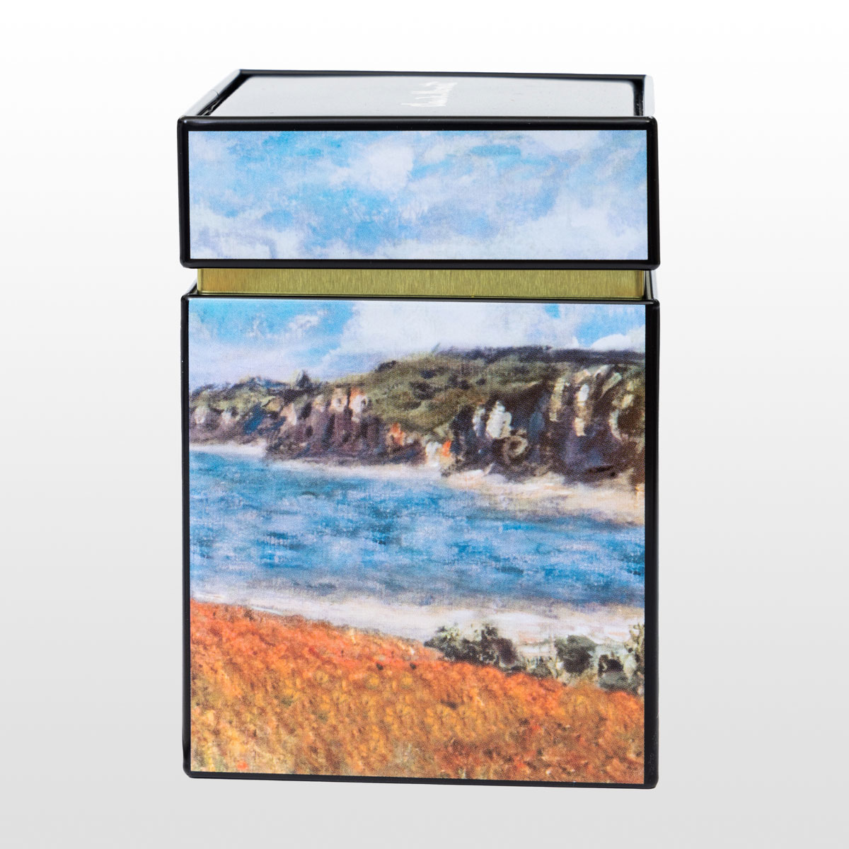 Caja de té Claude Monet :  Camino en los campos de trigo (detalle 4)