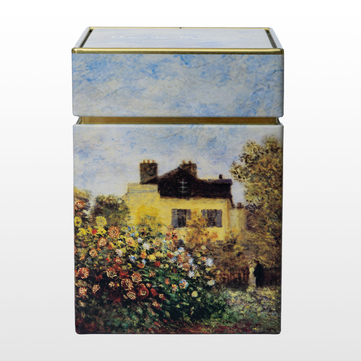 Scatola da tè Claude Monet : La casa dell'artista (dettaglio 1)