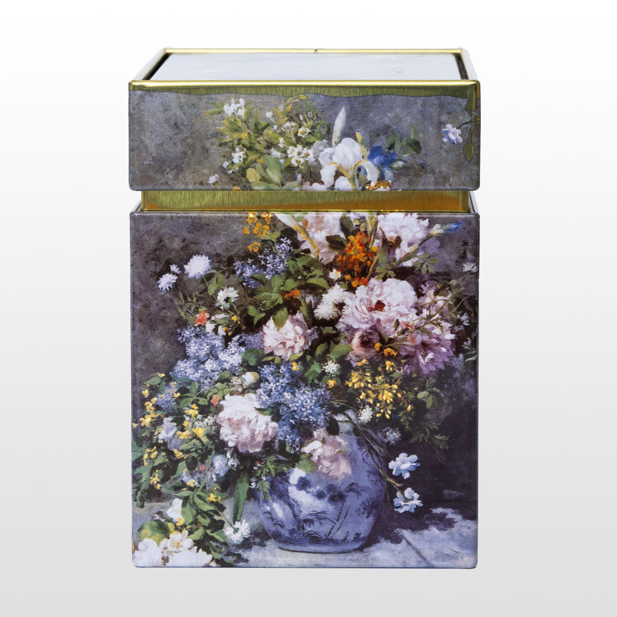Boîte à thé Renoir : Bouquet de printemps (détail 1)