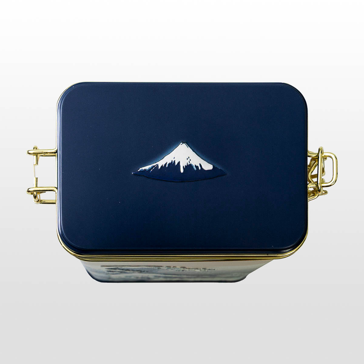 Caja de café Hokusai: La gran ola de Kanagawa (vista superior Monte Fuji)
